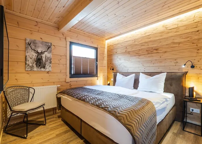 別荘 Bergwaldchalet Tierfreund *